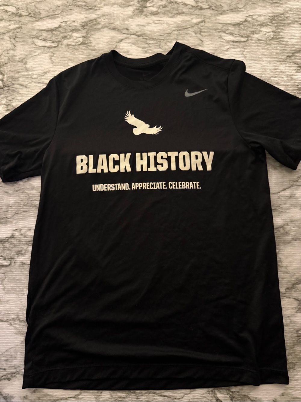 Nike Dri Fit Black History Obama Quote T Shirt Men's Size Medium